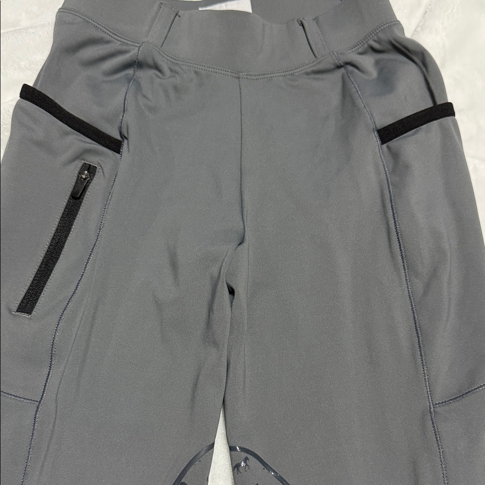 Baleaf Kids Gray Riding pants - Picture 2 of 10